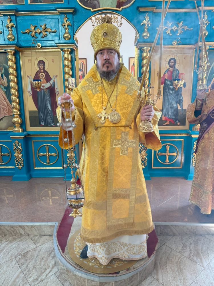 АРХИЕРЕЙСКОЕ БОГОСЛУЖЕНИЕ В ХРАМЕ ПОКРОВА БОЖИЕЙ МАТЕРИ С. АРХАРОВО